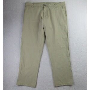 Lululemon Commission Pants Mens 38 Khaki Chino Classic Straight Stretch Casual